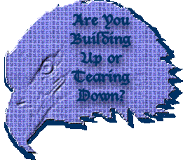 Are you building up or tearing down?