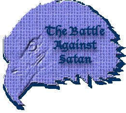 The battle against satan