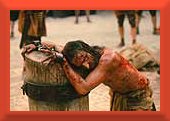 Jesus getting scourged
