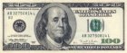 One hundred dollar bill